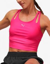 PUMA Run Ultraform Crop Tank Pink