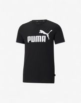 PUMA Essentials Logo Tee Black/White