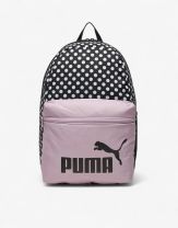 PUMA Phase All Over Printed Backpack Black/Pink