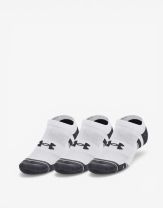 UNDER ARMOUR 3-Packs Performance Cotton No Show Socks White
