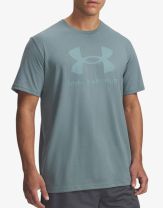UNDER ARMOUR Sportstyle Logo Update Tee Blue