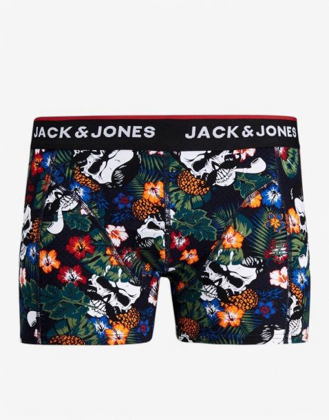 JACK&JONES Funny Skulls Boxer Black
