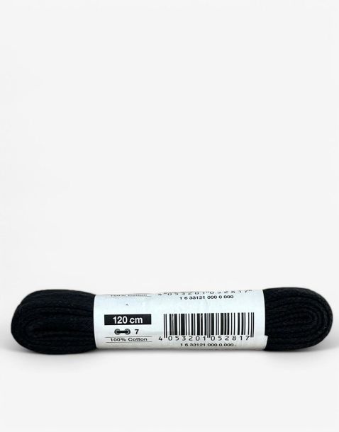 BAMA Sport Flat Laces Black 120cm