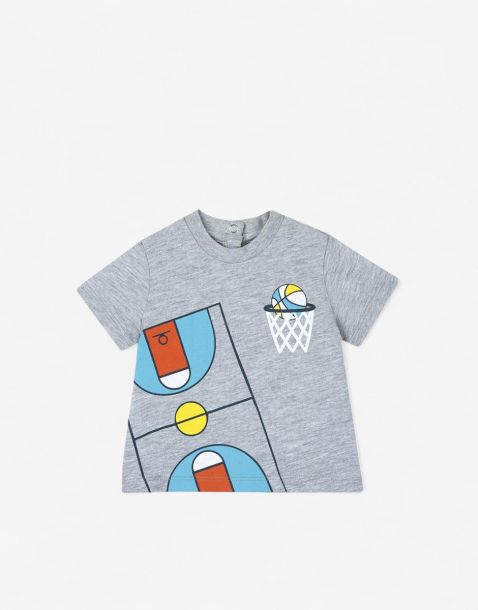 CHICCO Boys Tee Light Grey Printed