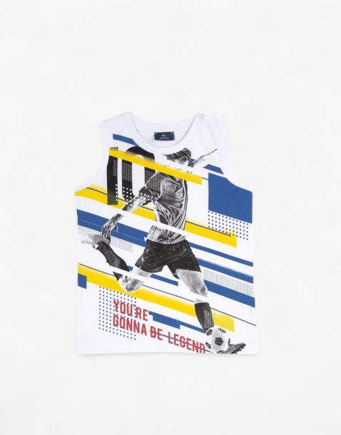 CHICCO Boys Tank White/Blue