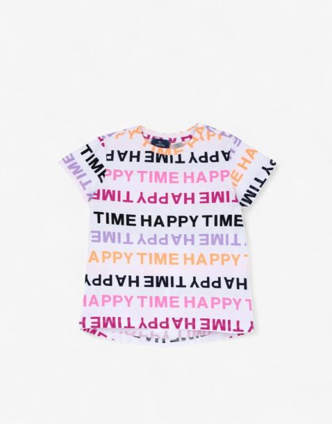 CHICCO Girls Tee White/Pink