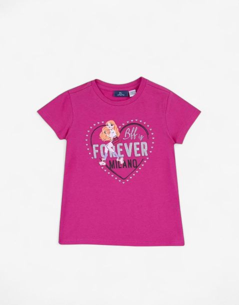 CHICCO Girls Milano Tee Dark Pink