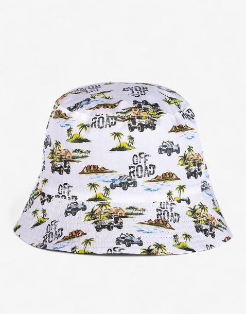 CHICCO Boys Bucket Hat White/Multi