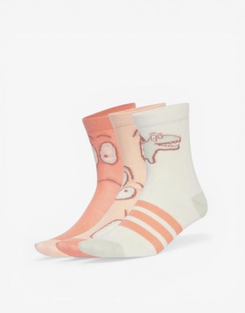 ADIDAS 3 Packs Adiraptor Socks Pink