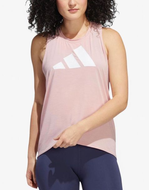 ADIDAS 3-Stripes Logo Tank Pink