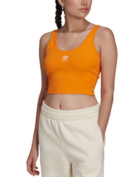 ADIDAS Adicolor Essentials Rib Tank Orange на ТОП цена в Dress4less