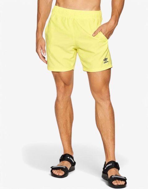 ADIDAS Adicolor Essentials Trefoil Swim Shorts Yellow