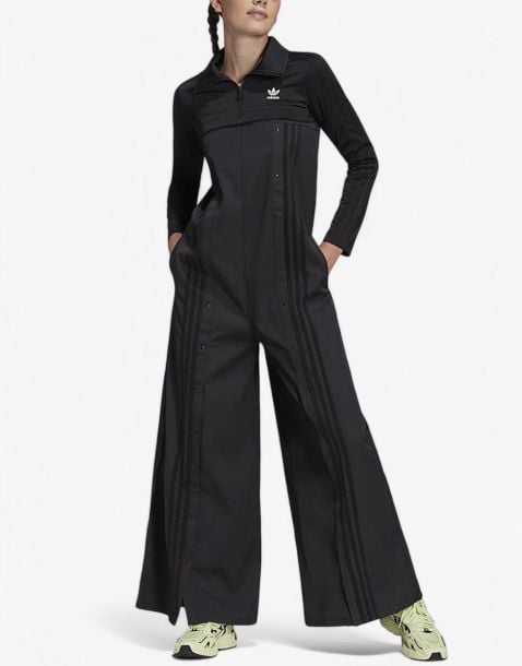 ADIDAS Always Original Snap-Button Jumpsuit Black