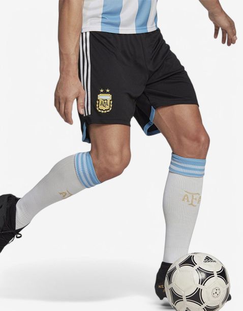 ADIDAS Argentina 22 Home Football Shorts Black