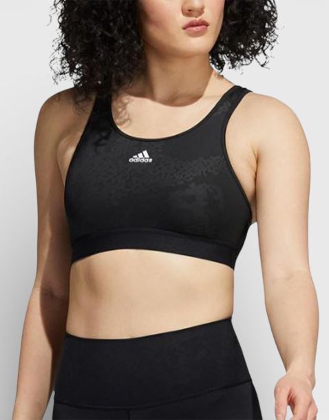 ADIDAS Believe This Medium-Support Lace Camo Workout Bra