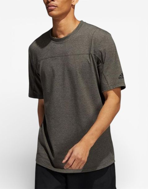ADIDAS City Base Short Sleeve Crewneck Training Tee Grey