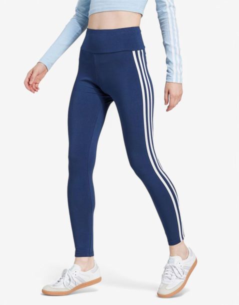 ADIDAS D2M 3-Stripes Leggings Blue