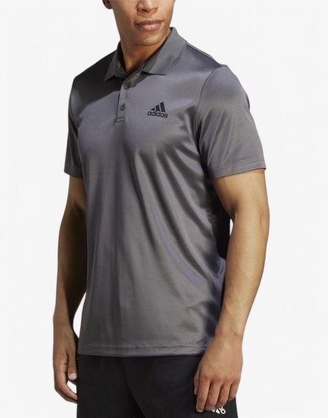 ADIDAS Designed To Move 3-Stripes Polo Grey