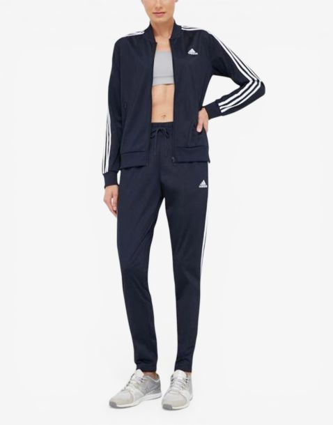 ADIDAS Essentials 3-Stripes Tracksuit Navy/White