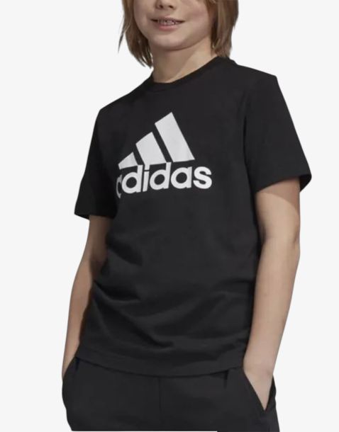 ADIDAS Essentials Big Logo Cotton Tee Black