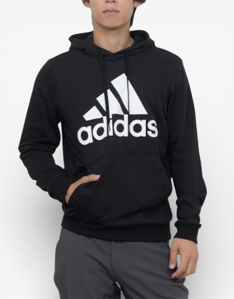 ADIDAS Essentials Big Logo Hoodie Hoodie Black