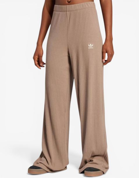 ADIDAS Essentials Wide Rib Pants Brown
