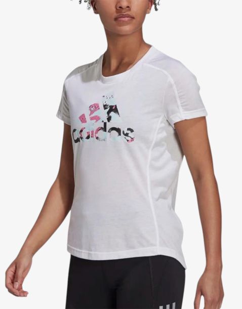 ADIDAS Fast Graphics Tee White