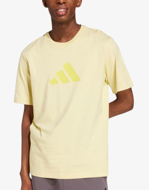 ADIDAS Future Icons 3 Bar Logo Tee Yellow