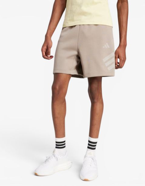 ADIDAS Future Icons 3-Stripes Shorts Beige
