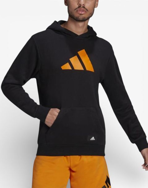 ADIDAS Future Icons Three Bar Hoodie Black