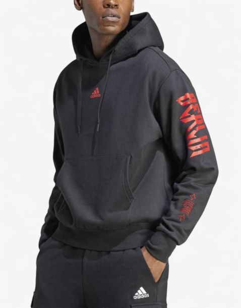 ADIDAS Graphic Hoodie Black