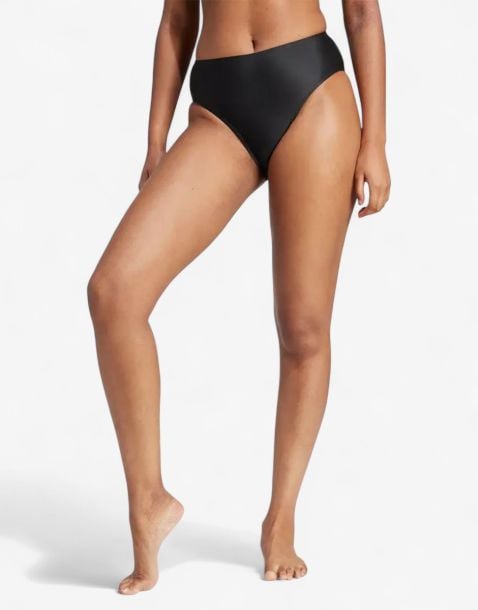ADIDAS Iconisea High-Waist Bikini Bottoms Black