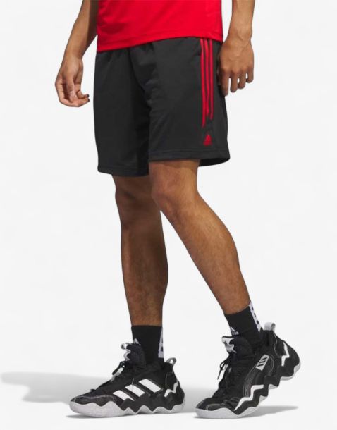ADIDAS Legends 3-Stripes Basketball Shorts Black
