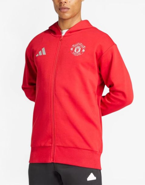 ADIDAS Manchester United Anthem Jacket Red
