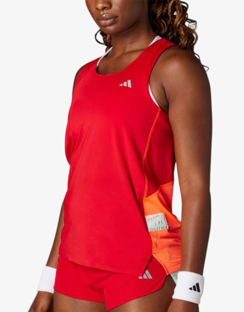ADIDAS New York City Running Singlet Red