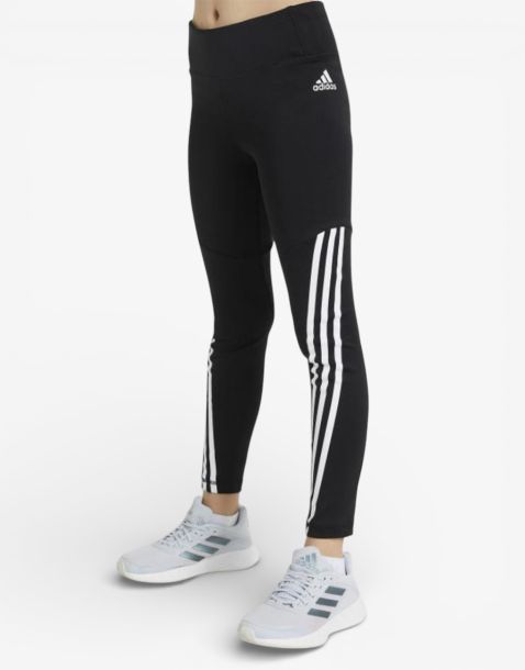 ADIDAS Optime Aeroready Training 3-Stripes Leggings Black