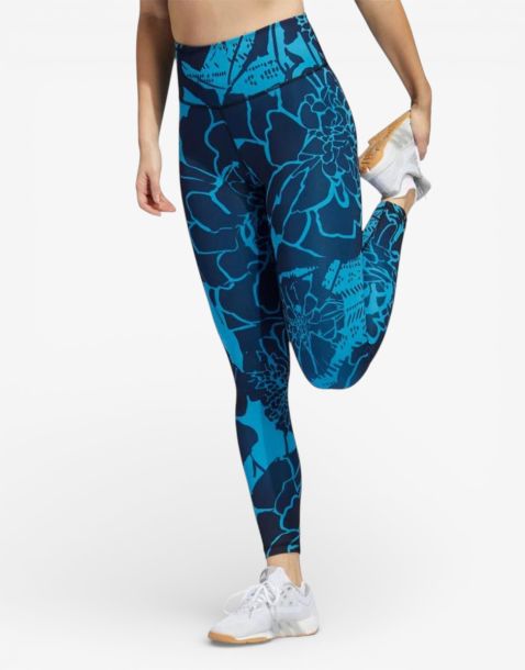 ADIDAS Optime Superher Training 7/8 Leggings Blue