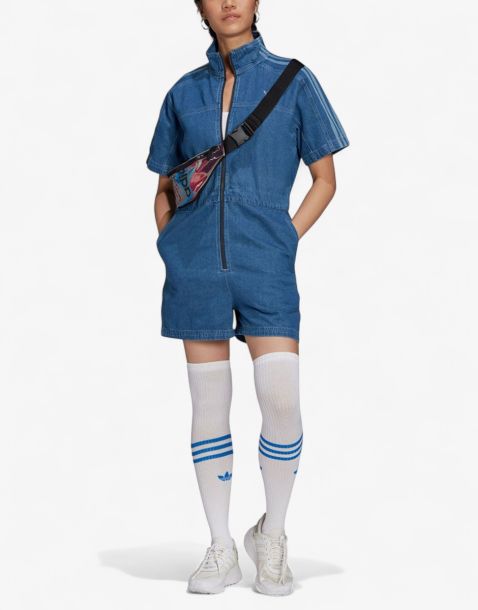 ADIDAS Originals Adicolor Denim Jumpsuit Blue