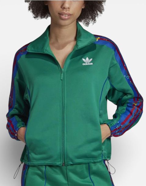 ADIDAS Originals Floral Track Top Green