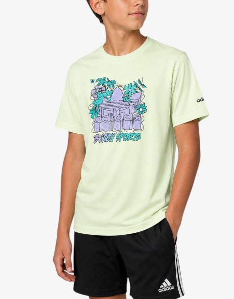 ADIDAS Originals Graphic Stoked Beach Tee Lime