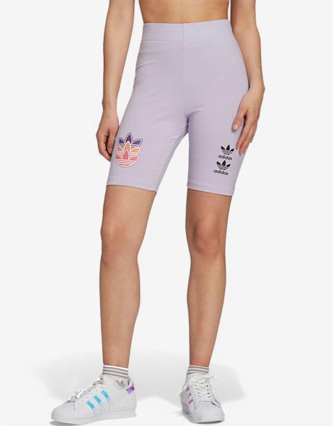 ADIDAS Originals Logo Play Short Tights Purple