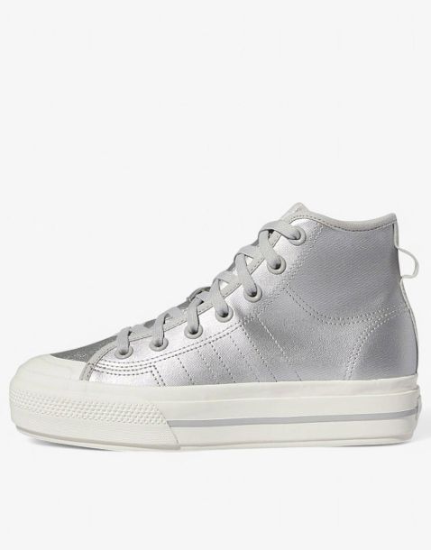 ADIDAS Originals Nizza Platform Mid Shoes Silver