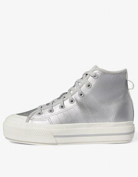 ADIDAS Originals Nizza Platform Mid Shoes Silver