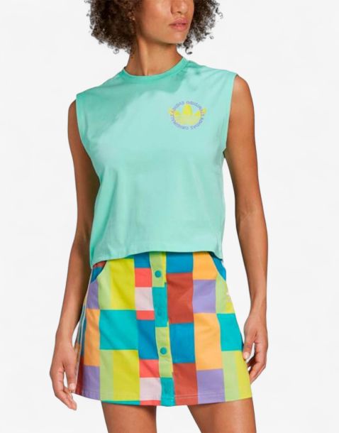 ADIDAS Originals Summer Surf Crop Top Green