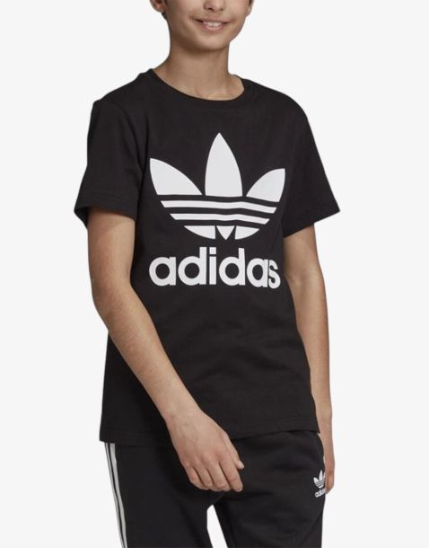 ADIDAS Originals Trefoil Kids Tee Black/White
