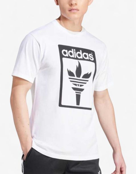 ADIDAS Originals Trefoil Torch Tee White