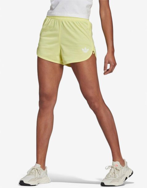 ADIDAS Originals Zip-Up Shorts Yellow