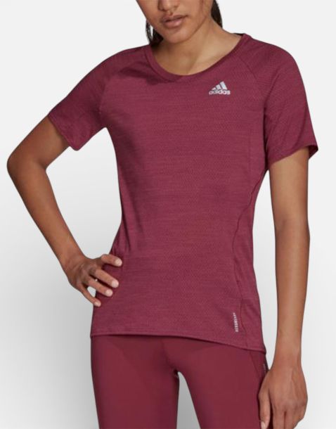 ADIDAS Own The Running Tee Burgundy