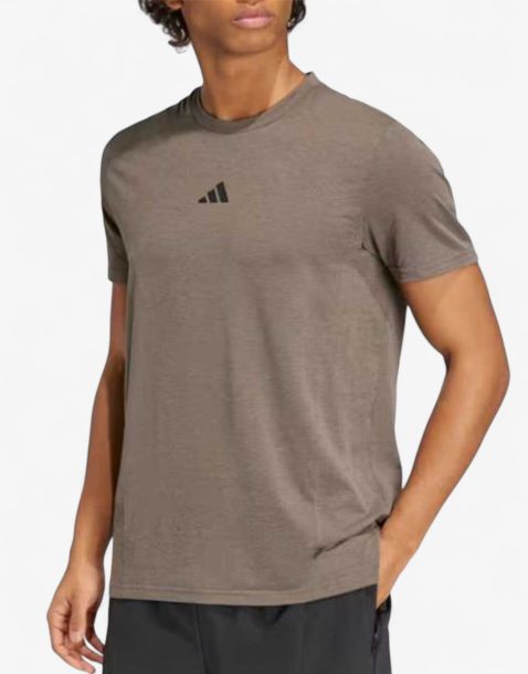 ADIDAS Performance Designed For Training Workout Tee Brown