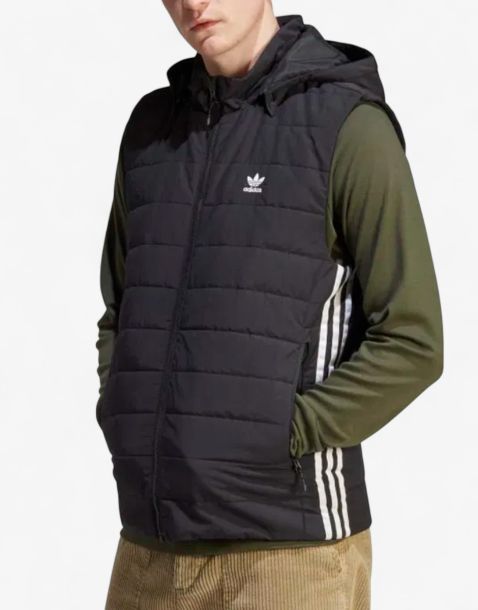 ADIDAS Performance Hooded Padded Vest Black